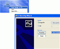 Tela de ISO Recorder For Windows Vista 64