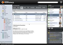 Tela de Broadchoice Workspace Desktop