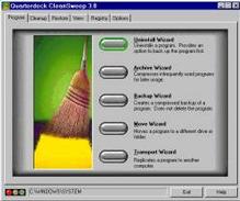Tela de CleanSweep Deluxe 4.0