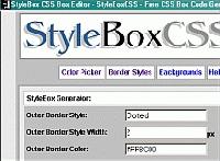 Tela de StyleBox CSS