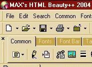 Tela de MAX's HTML Beauty++ 2004