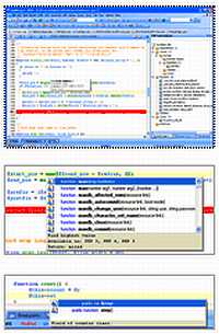 Tela de PHP Designer 2008