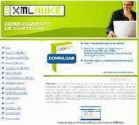 Tela de XMLNuke Web Development Framework XML