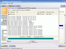 Tela de GetDataBack 4.01 for NTFS
