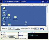 Tela de Atelier Web Remote Commander 5.01