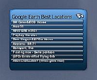 Tela de Google Earth Best Locations