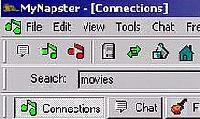 Tela de My Napster 3.4.3