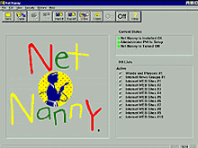 Tela de Net Nanny v3.1