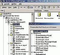 Tela de Microsoft SQL Server 2005 Express Edition