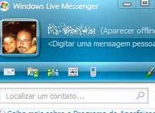 Tela de Windows Live Messenger