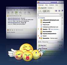 Tela de Yahoo! Messenger 8.1 