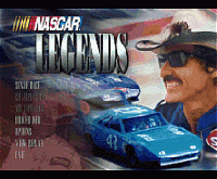 Tela de NASCAR Legends