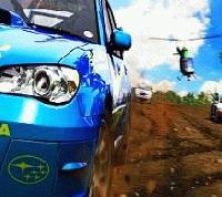 Tela de Sega Rally Revo