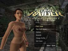 Tela de Tomb Raider : Anniversary Nude Patch