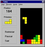 Tela de Tetris Rk