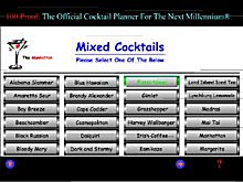 Tela de 100 Proof Cocktail Planer v6.0