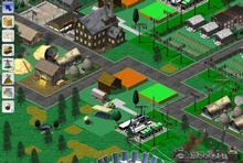 Tela de Lincity - A City Simulation Game