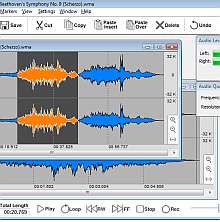 Tela de Acoustic Labs Audio Editor 