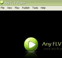 Tela de Any FLV Player
