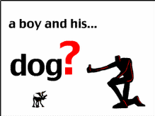 Tela de Boy and dog