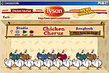 Tela de Chicken Chorus