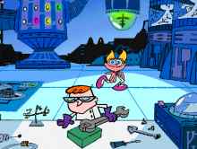 Tela de O laboratório de Dexter screensaver