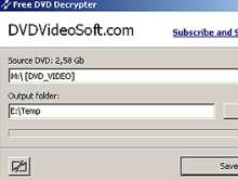 Tela de Free DVD Decrypter
