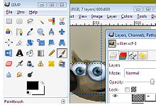 Tela de GIMP for Windows