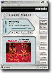 Tela de Liquid Audio Player 5