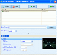 Tela de Power MP4 iPod PSP 3GP AVI MPG WMV Video Converter 