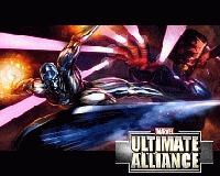 Tela de Marvel Ultimate alliance wallpaper - Surfista Prateado