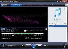 Tela de Windows Media Player 11