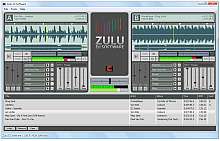 Tela de Zulu DJ Mixing Software