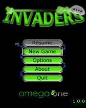 Tela de Invaders for Smartphone 1.03