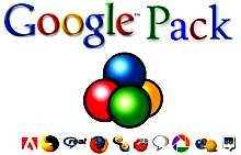 Tela de Google Pack