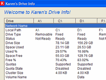Tela de Karen's Drive Info v 2.3.1