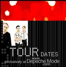Tela de Depeche Mode Screen Saver