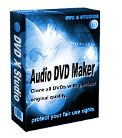 Tela de Audio DVD Maker