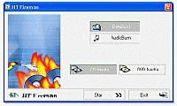 Tela de HT Fireman CD/DVD Burner 0.4