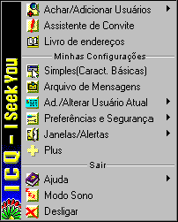 Tela de LingoWare Portuguese v3.0