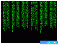 Tela de Matrix Screen Locker