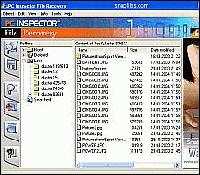 Tela de PC Inspector File Recovery v.4.0