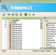 Tela de R-UNDELETE File Recovery Software 3.5