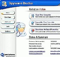 Tela de Spyware Doctor 3.2.2