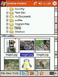 Tela de XnView Pocket for Pocket PC (CAB)