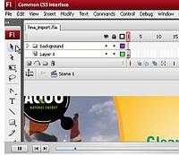 Tela de Adobe Flash CS3 Professional