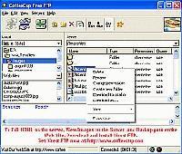 Tela de CoffeCup Free FTP