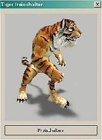 Tela de Black & White 2 - Tiger Unlocker