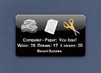 Tela de Rock Paper Scissor (RPS)