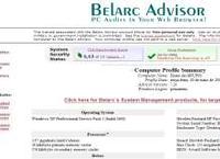 Tela de Belarc Advisor
